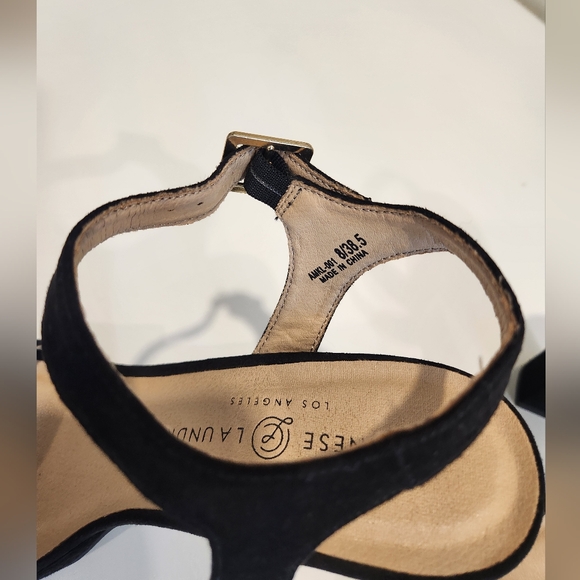 Chinese Laundry Black High Heel Sandals Size 8M - Picture 7 of 9